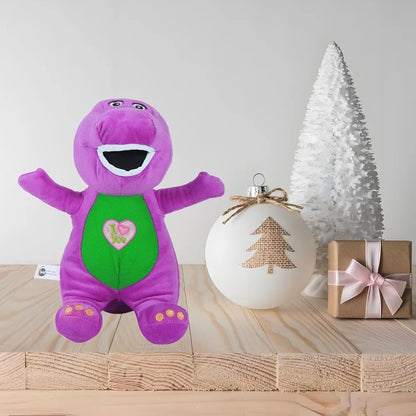 25/30cm Barney Dinosaur Plush Toy Anime Stuffed Music Animal Monster Dinosaur Horror Doll Plush Pillow for Boys Birthday Gifts