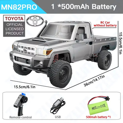 ZWN MN82 MN82PRO MN82S MN82T 1:12 RC Car With LED Lights 2.4G Professional 4WD Remote Control Pickup RC Truck Mode for Kid Gift