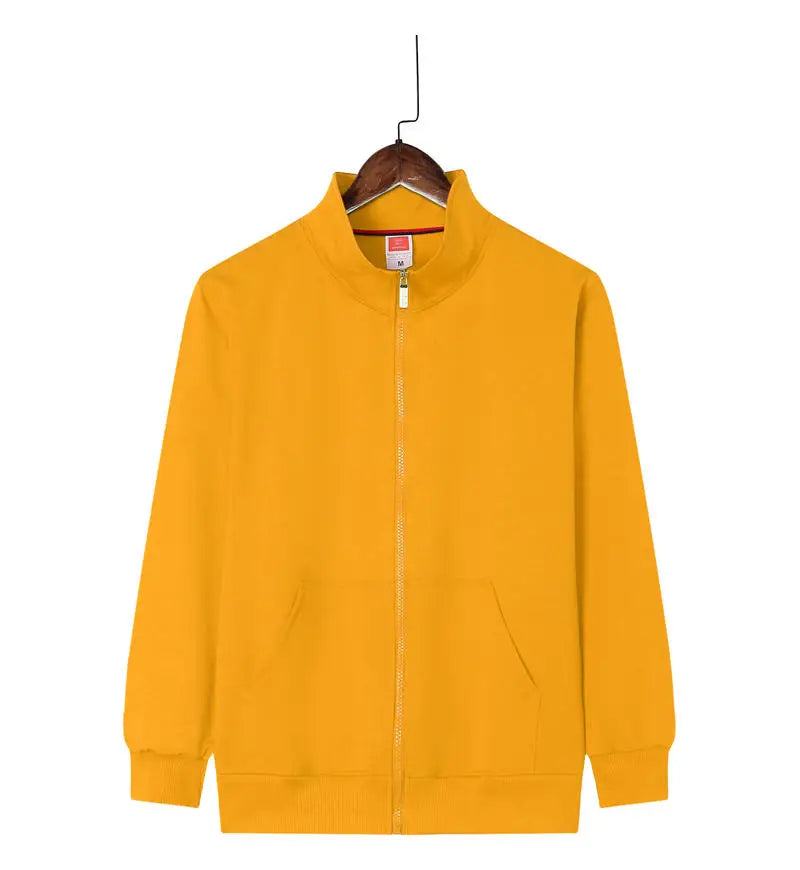 Men's And Women's Lightweight Jackets, Custom Logo Printing, Company Casual Jackets, Printed Designs Stand-up Collar Sweatshirts