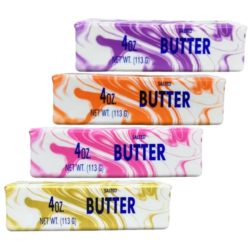 Simulation butter block squishy; four colors swirl cream shaped soft rubber stress relief toy; office desk ornament; gift