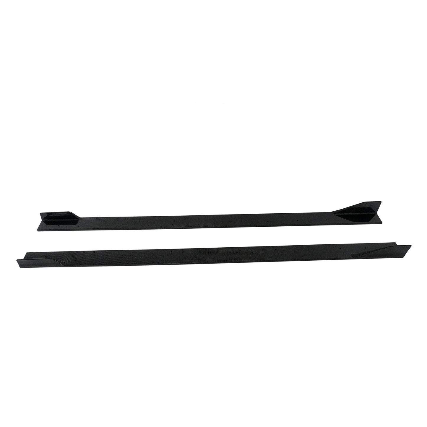 For Lexus Is300 Is350 Is500 2021-2025 A Pair of Car Side Skirt Extension Parts Accessories Matte Black Carbon Fiber Style