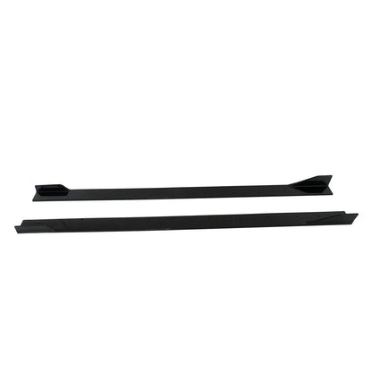 For Lexus Is300 Is350 Is500 2021-2025 A Pair of Car Side Skirt Extension Parts Accessories Matte Black Carbon Fiber Style