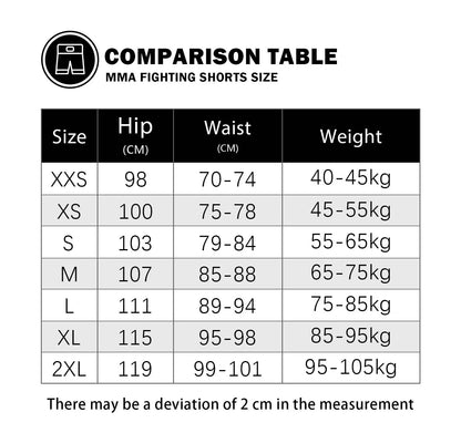 Fighter Jujitsu Sports 5-point Length Shorts Gym Jujitsu Taekwondo Thai Boxing Shorts Fighter Dress MMA Boxing Pants Size XXS-XL