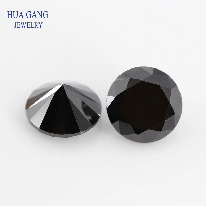Big size 5A Cubic Zirconia Stone Multicolor Round Shape Brilliant Cut Loose CZ Stones Synthetic Gems Beads For Jewelry