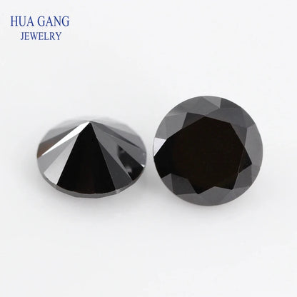 Big size 5A Cubic Zirconia Stone Multicolor Round Shape Brilliant Cut Loose CZ Stones Synthetic Gems Beads For Jewelry