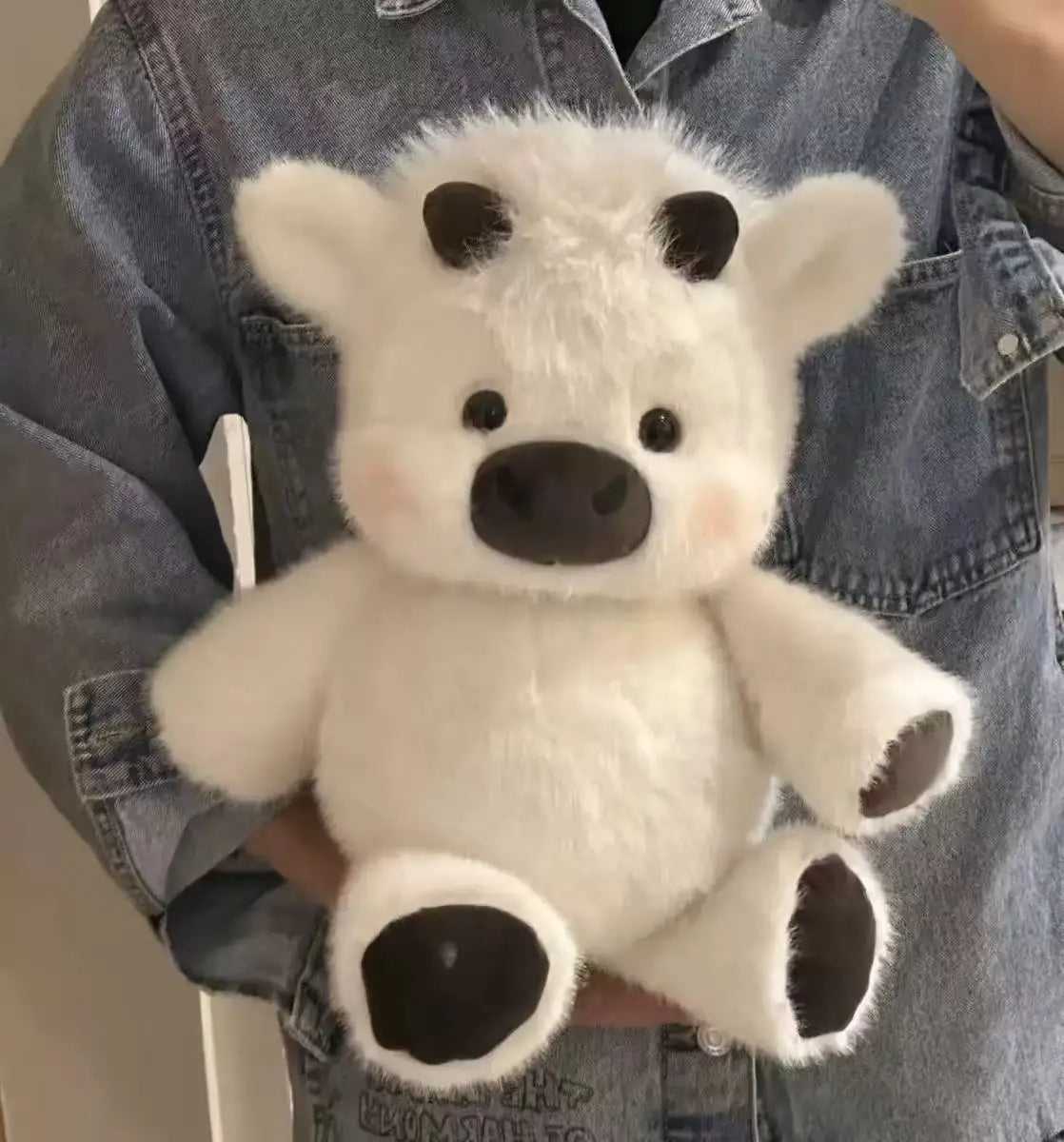 Cute Highland Calf Doll Running Little Cow Su 45-60cm Plush Toy Companion Toy Holiday Gift Decorative Ornament In Stock
