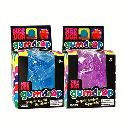 Needoh Gumdrop Fidget Toy Multicolored Raised Texture Bumpy Anti Stress Relief Mood Calming Relax ADHD Sensory Toy Leisure Gift