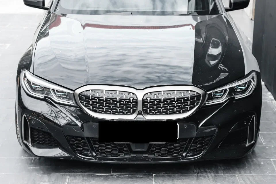 XVIP Front Bumper Kidney Grill Diamonds Style Grille For BMW 3-Series G20 G21 2019-2022 318i 320i 320d 330i 340i 340d M Sport