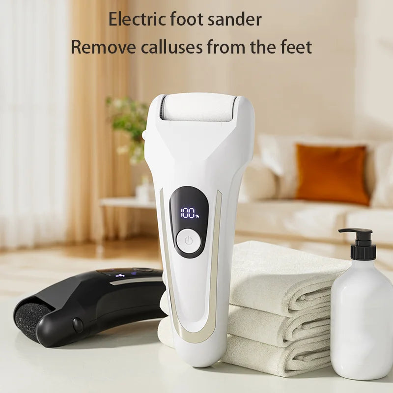 USB Powered Rechargeable Electric Foot Grinder Callus Remover with Adjustable Speeds for Men & Women's Pedicure