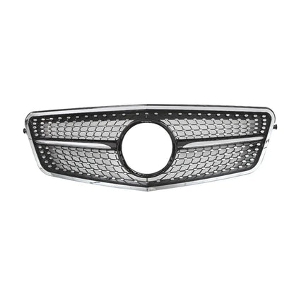 XVIP Chrome Black Diamonds Style Front Racing Grille For Mercedes Benz E-Class W212 E250 E300 E350 E500 2010-2013 Bumper Grilles