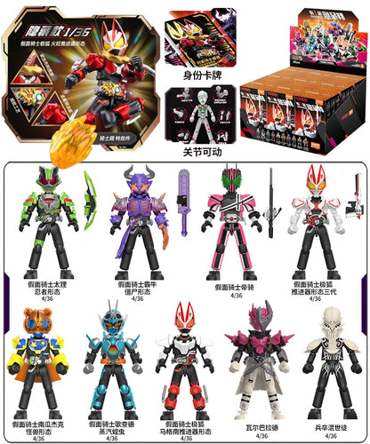 Blokees Kamen Rider Anime Figure Masked Rider Assembled Toys Saber GEATS Hopper Kuuga Action Figure Assembled Toys
