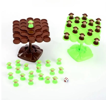 Monkey Balance Tree Focus Balance Training Children's Toys Folding Music Series Parent Child Interactive Board Game