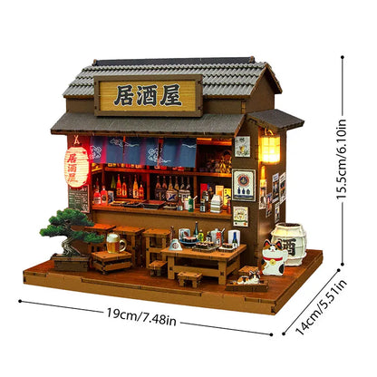 DIY Big Doll House Wooden Miniature Furniture Dollhouse Handmade 3D Puzzle Model Assembly Toys Home Decor for Xmas Birthday Gift