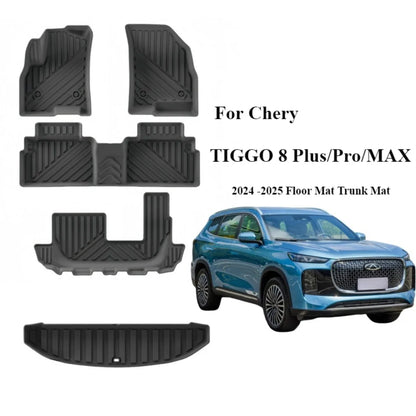 For Chery TIGGO 8 Plus/Pro/MAX Floor Mats All Weather Front Rear Cargo Liner Mat, Waterproof Anti-Slip Foot Pads Accessories