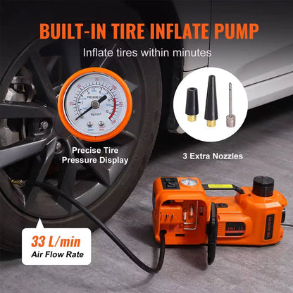 5Ton 12V DC Automotive Car Electric Floor Jack  Garage and Emergency Equipment Auto Electric Jack Auto Jack Lifting Equipment