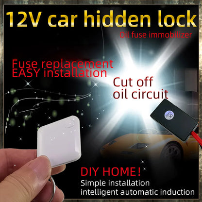 M506 Car Wireless Immobilizer System Car Engine Lock Auto Anti-theft Device Smart Circuit Cut Off Alarm Automotive Immobilizer