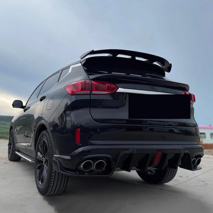 Hatchback SUV Cars Rear Roof Trunk Lid Spoiler Wings 130CM Universal Fit Mostly Vehicle ABS Black Carbon White Accessories Parts