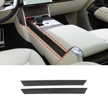 cheya Real Carbon Fiber Car Center Control Panel, Car Inner Door Panel for Land Rover Range Rover Vogue L460 2024+ Accessories
