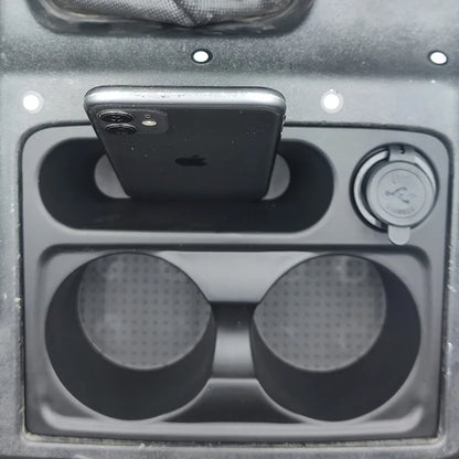 Storage box cup holder suitable for 2000~2006 Mitsubishi Pajero Montero Shogun For third generation car cup holder
