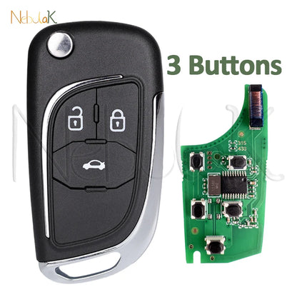 NOT Smart Modified Folding Key For Chevrolet Camaro Impala Malibu Sonic Volt Spark Equinox Cruze Epica Lova ID46 Chip 315/433Mhz