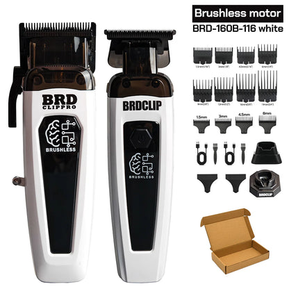 BRDCLIP 7500RPM Brushless Motor Professional Hair Clipper Barber Hair Cutting Machine Kit Salon Hair Trimmer for Men 106 078