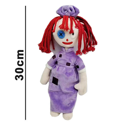 New The Amazing Digital Circus Pomni Jax Plush Toy Anime Cute Theater Rabbit Doll StuffedCartoon Clown Christmas Kids Gifts