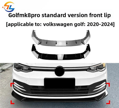 For Volkswagen Golf MK8 2020-2024 Pro Standard Edition Front Lip Spoiler Modification