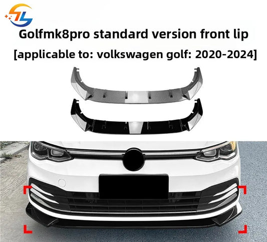 For Volkswagen Golf MK8 2020-2024 Pro Standard Edition Front Lip Spoiler Modification