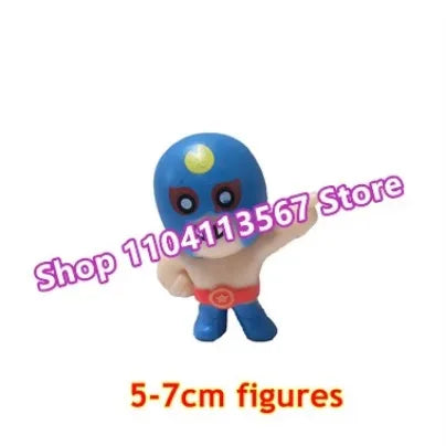 24pcs Cartoon Mini Figures Poco Bibi Shelly Cute Anime Heroes Model Accessories Charms Game Collectibles Toys for Children Gift