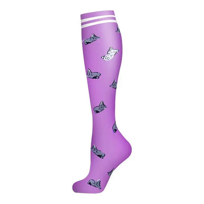 New Compression Socks Varicose Vein Nurse Sports Running Calf Pressure Stockings Protect Bare Feet Support Gradient Pressure