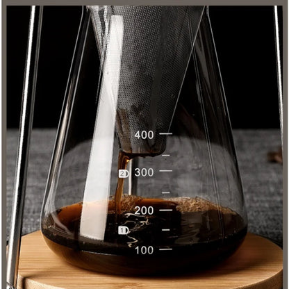 Bracket Ice Drip Coffee Maker Drip Filter Ice Tea Cold Brew Pot Set High Borosilicate Glass Hand Brew Coffee Maker