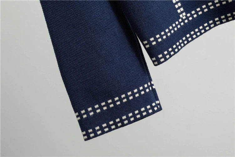 Loose Long Sleeve Collared Sweater And Pants Set Women's Casual Style Fashion 2025 Autumn Season Single Button Opening Cardigan