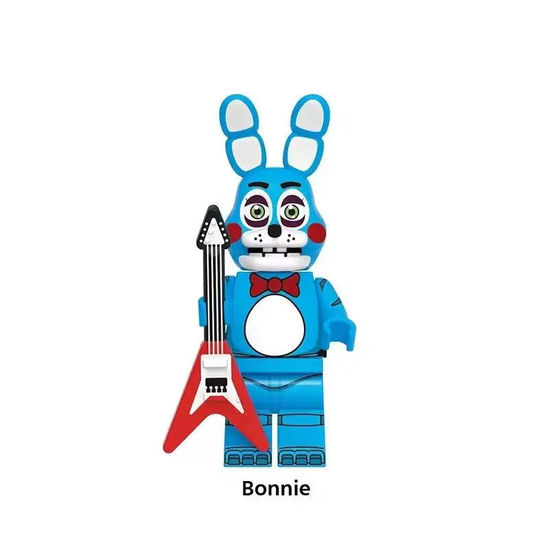 NEW FNAF Nights Game Figure Mini Figures Building BlocksSkeleton Thriller Toys gift kids toys mould king