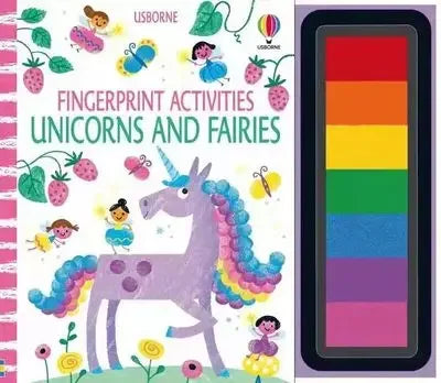 Children Fingerprinting Books with Rubber Stamps Ink Pad kids Activities Doodling Book Animal Garden Kindergarten DIY Craft Toy