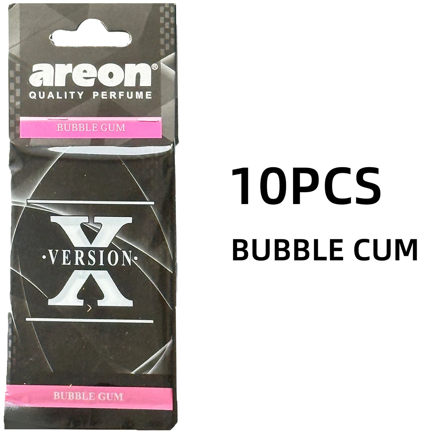 areon 5/20pcs BUBBLE CUM Scent Car Air Freshener, Natural Tea-Scented Paper, Car-Mounted Hanging Type, Car Interior Accessories
