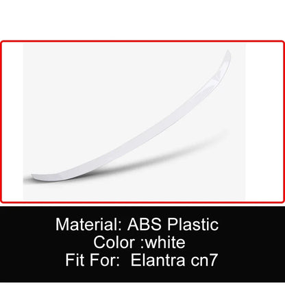 Rear Trunk Wing Spoiler Tail Fin for Hyundai Elantra CN7 2021 2022 Body Kit Tail Wings Fixed Wind Spoiler Cars Accessories