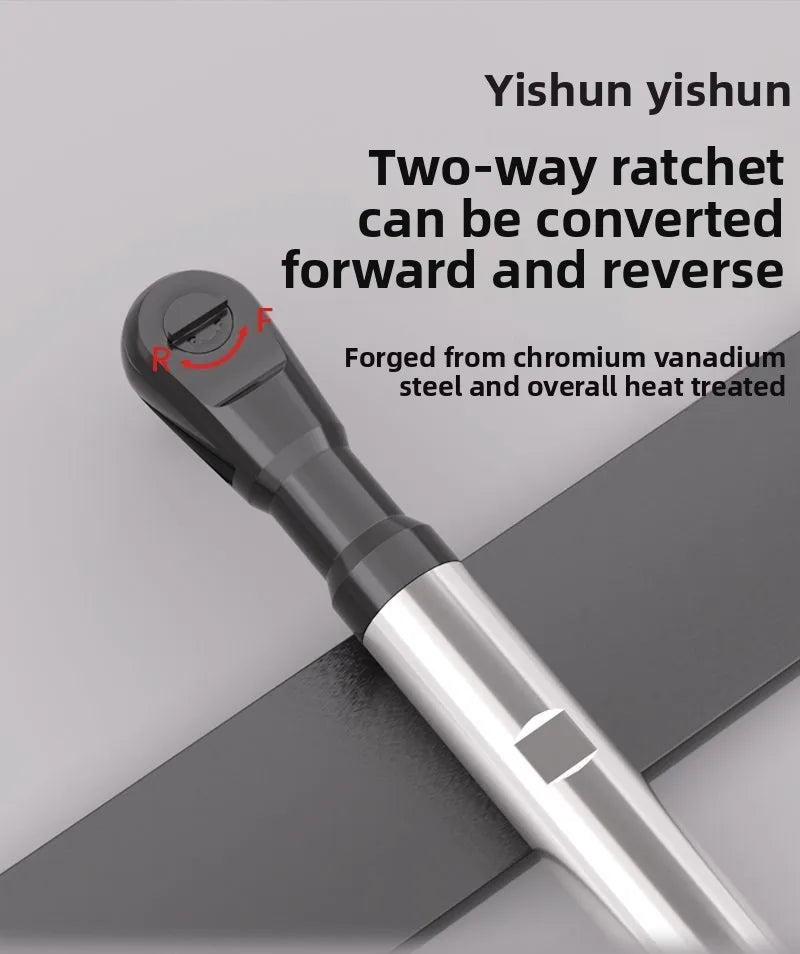 Universal Offset Impact Extension Wrench High Torque Ratchet Tool for Automotive Tight Space Repair - DIY Professional Mechanics