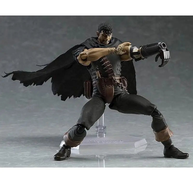 Figma 359 17cm Berserk Black Swordsman Guts Action Figure Movable Joints Anime Game Collectible Model For Anime Fans Display