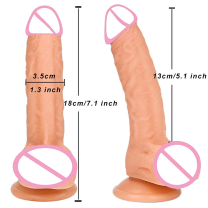 Huge Thick Realistic Dildo Big Dildos Penetration Anal Plug Vagina Masturbation Fake Dick Sexy Adult Sex Toys for Women Sexuales