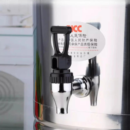 Commercial Stainless Steel Electric Water Boiler - Large, Auto-Boil, Insulated (Soup/Tea/Postpartum)