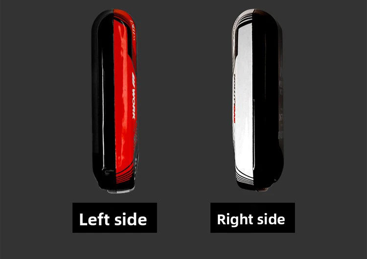 Car ABS Racing Style Key Shell Key Bag Cover Key Rings For Mitsubishi Outlander Eclipse Cross Pajero Lancer Evolution RALLIART