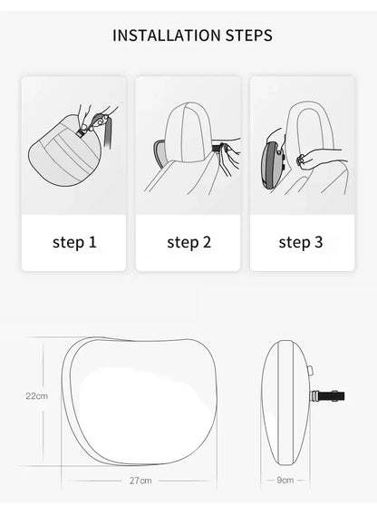 Italy Suede Car Neck Rest Pillow For Audi R8 42 4S Seat Head Neck Support Cushion Auto Interior Accessories