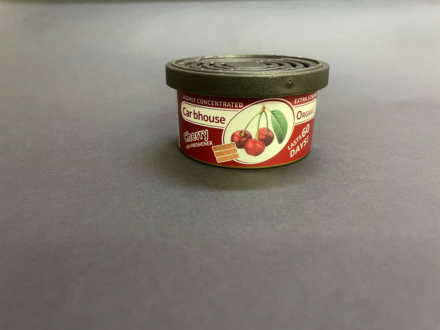 organic air freshener tank, bubble gum scent, 3 anti-spill blocks per can, perfect for car scent, new car scent