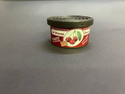 organic air freshener tank, bubble gum scent, 3 anti-spill blocks per can, perfect for car scent, new car scent