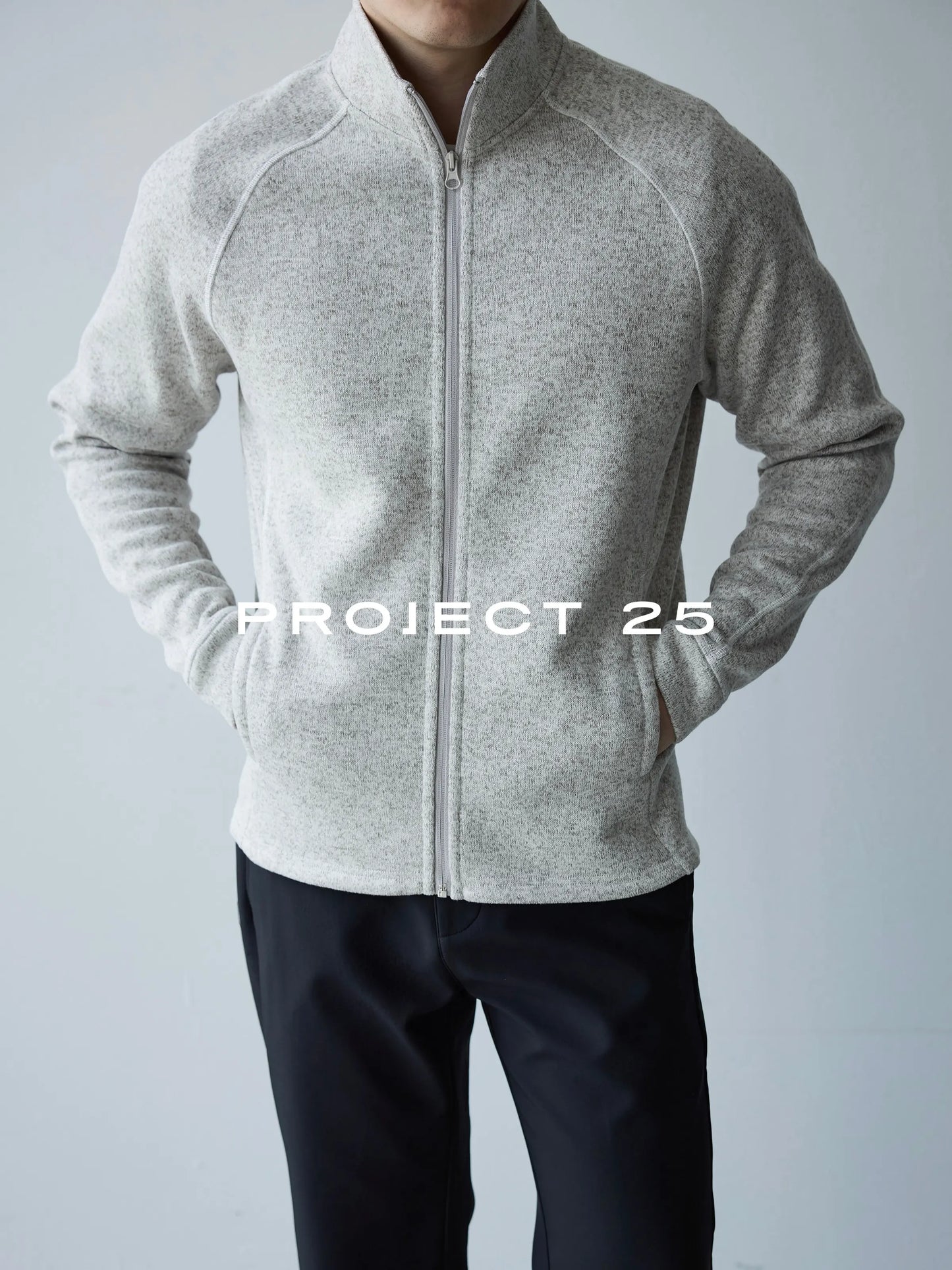 PROJECT 25 Men Thermal Fleece Lined Jacket Heat Retention Warm Winter Coat Outdoor Commute Mid Layer Outerwear