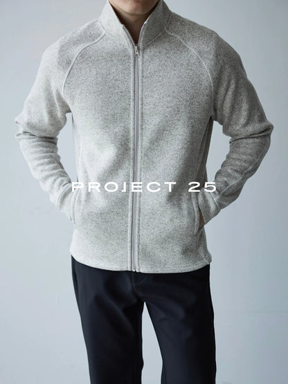 PROJECT 25 Men Thermal Fleece Lined Jacket Heat Retention Warm Winter Coat Outdoor Commute Mid Layer Outerwear