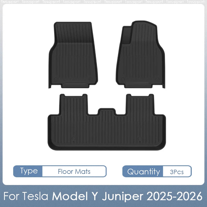 Floor Mats for Tesla Model Y Juniper 2026 2025 Right Hand Drive Floor Mats Cargo Liner Trunk Mat for Model Y Juniper Accessories