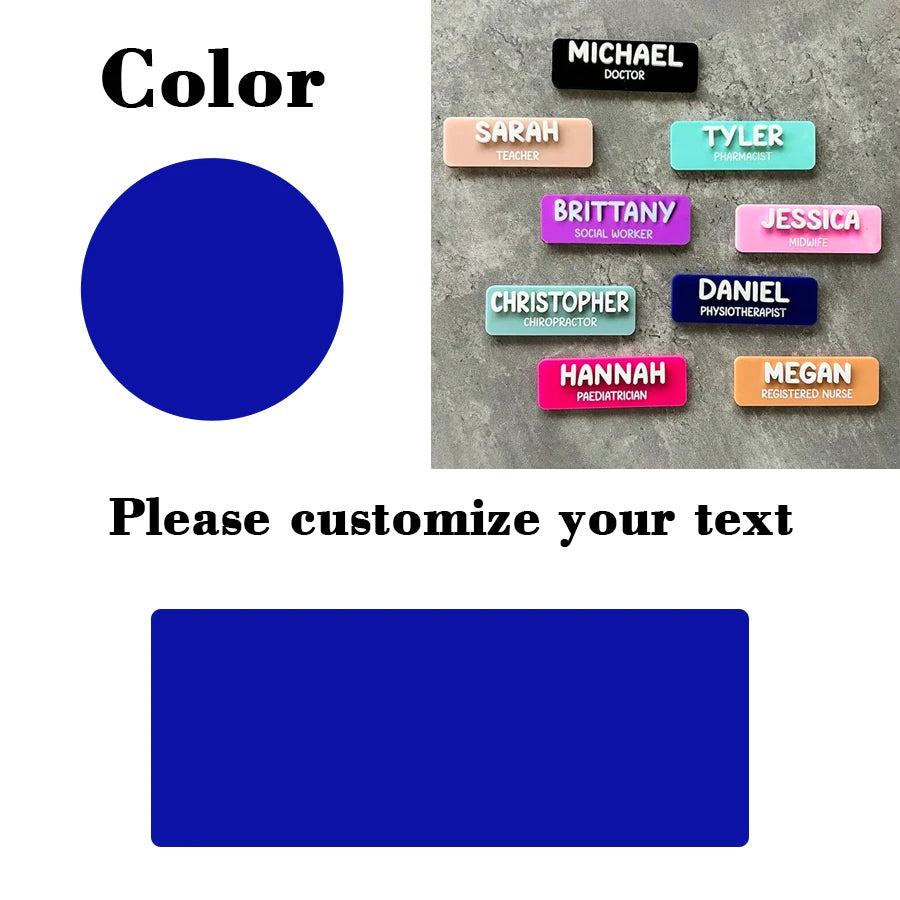 Personalized Custom Badges | Customized Personalized Name Badges | Name Badges | Educators | Nursing | Doctors | Teachers |