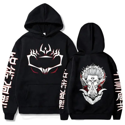 2026 Jujutsu Kaisen Anime Ryomen Sukuna Printed Hoodie Sweatshirt Men's and Women's Hoodie Men's Tops Sports Hoodie Y2K Hoodie