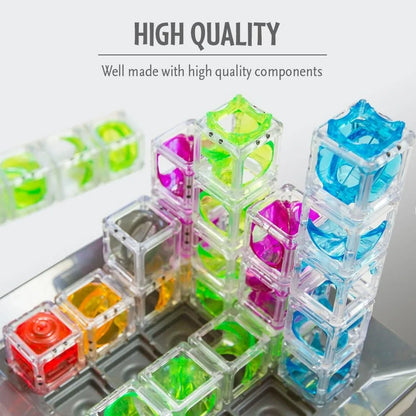 Stereoscopic Gravity Color Space 3D Maze Escape Ball Thinking Toy Three-dimensional Ball Game Children's Puzzle Focus Training
